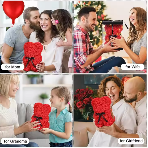 Artificial Flower Bear