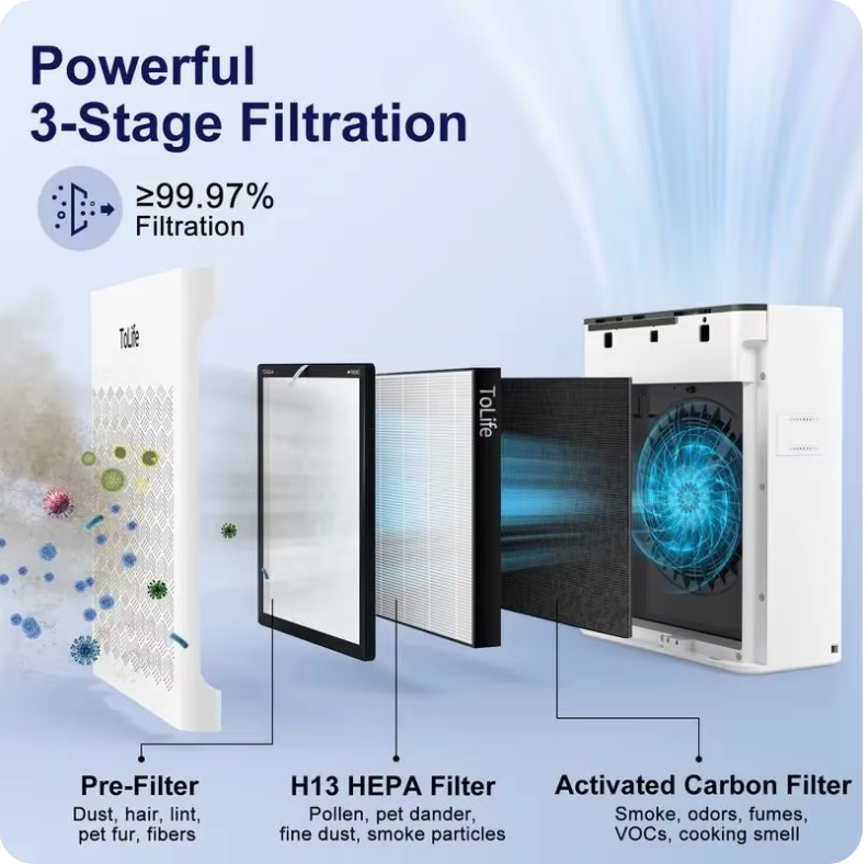 Air Purifier for Large Rooms