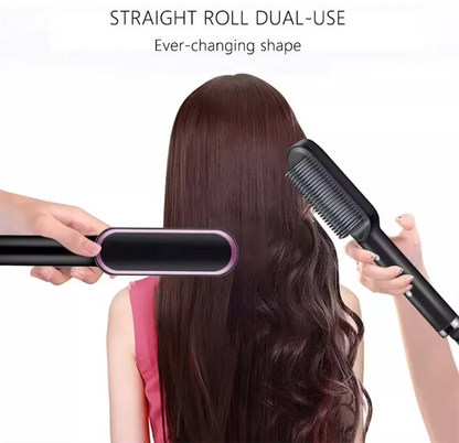 Heated Electric Comb Hair Straightener