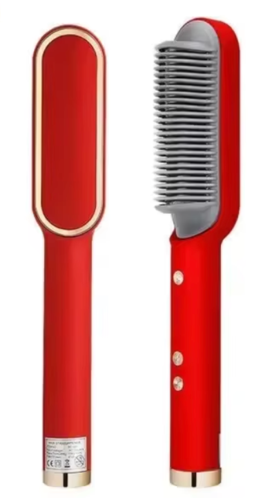 Heated Electric Comb Hair Straightener